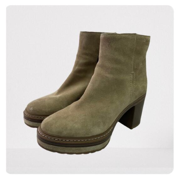 Y2K Steve Madden Women’s Boots Chunky sz 9.5 Suede #M344 - Picture 2 of 9